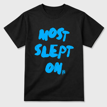 Sneaker match tees – Sneaker Tees To Match Air Foamposite Pro University Blue Shoes – Most Slept On Tee Black 2