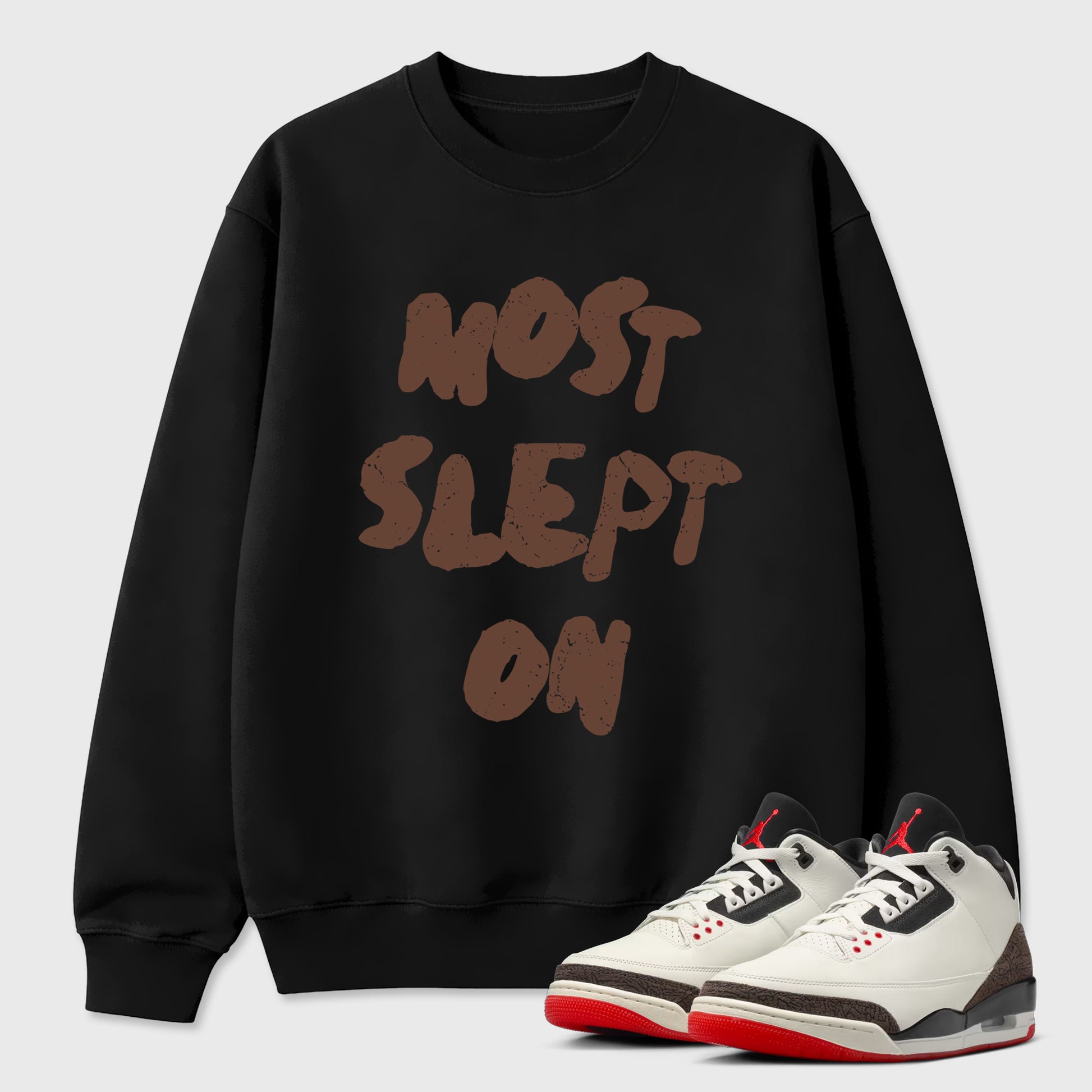 Sneakerfit Streetwear outfit, Sneaker Tees To Match Air Jordan 3 World's Best Dad – Most Slept On Graphic Tee Black 1