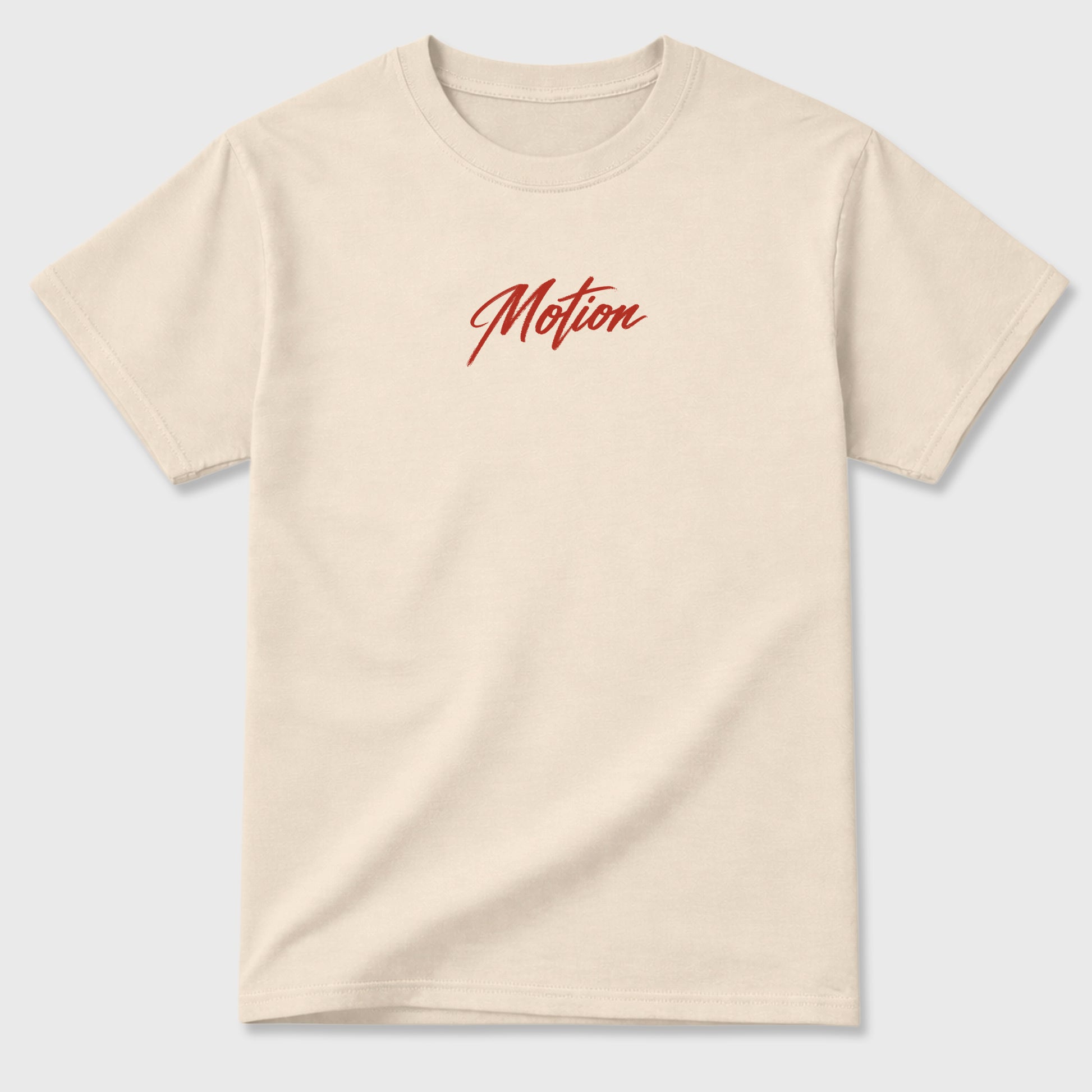 Motion Graphic T-Shirt sneaker match tee designed for the 4s Brick After Brick, featuring coordinated color options for a perfect streetwear match. Natural shirt.