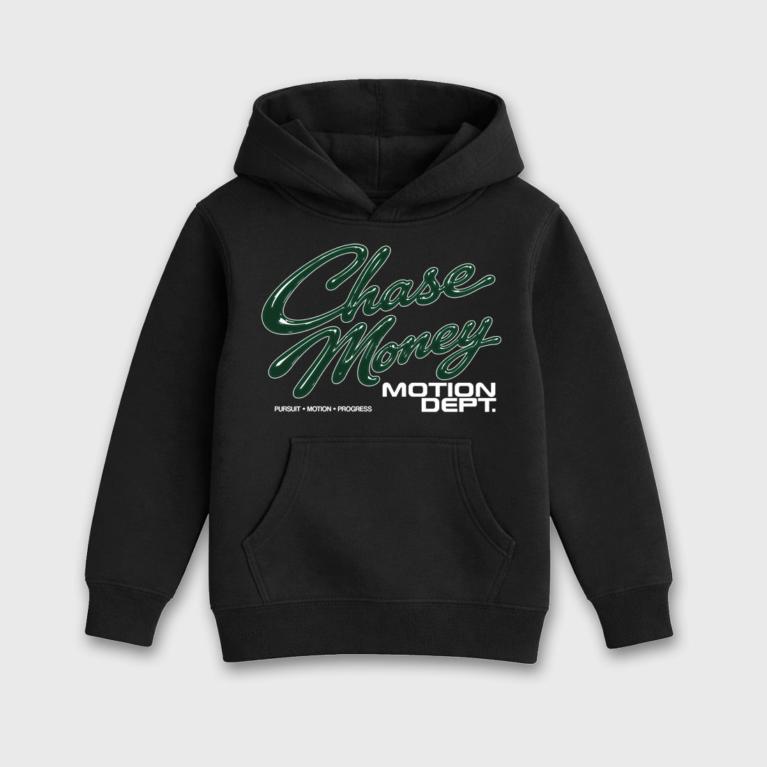 Motion Dept Baby & Kids Graphic Hoodie featuring original artwork designed to match the Air Jordan 12 Summit Green. Black 2 Kids Graphic Sweater.
