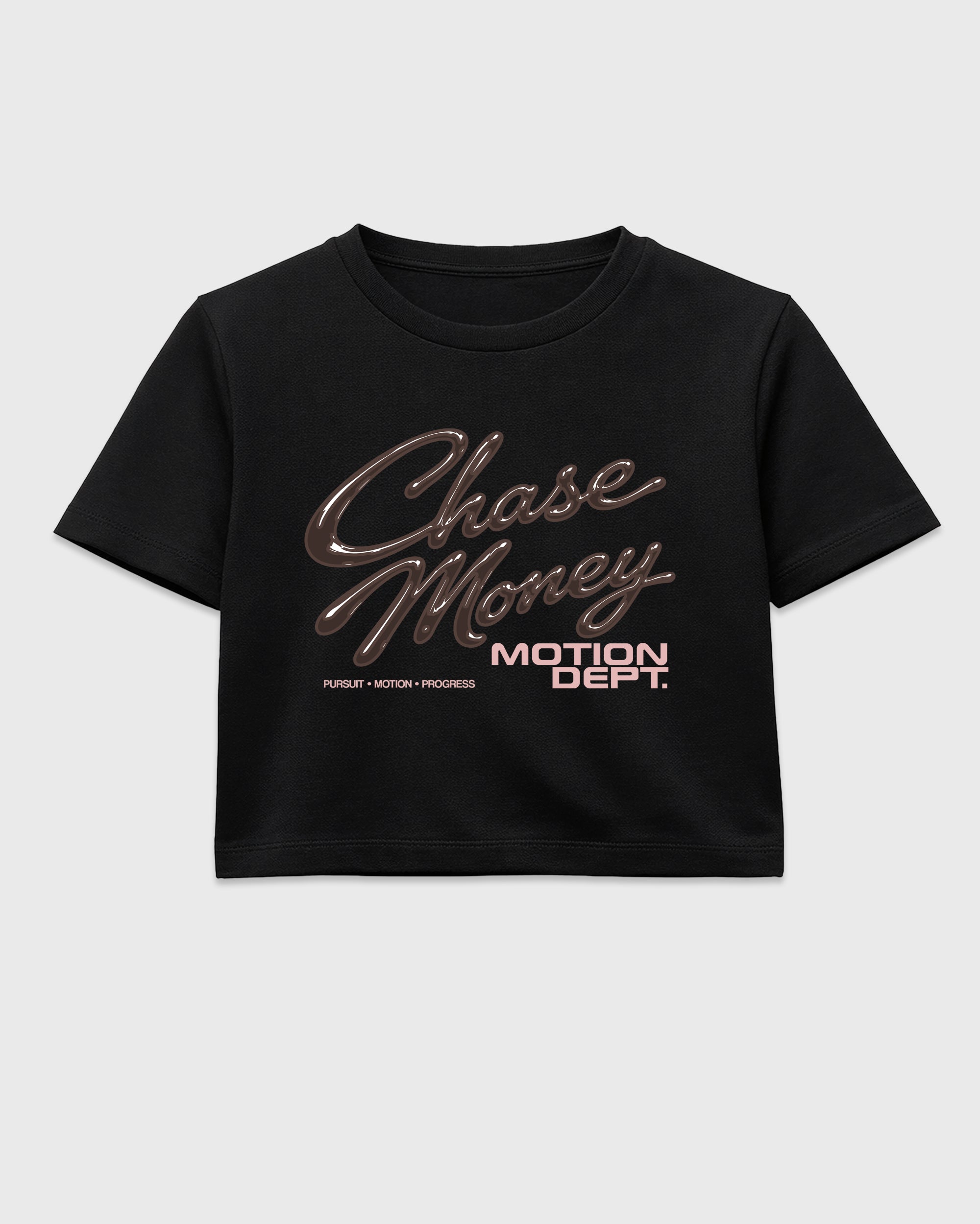 Motion Dept women’s crop tee designed to match the Air Jordan 3 Fireside, featuring coordinated Black 2 options for a perfect streetwear vibe.