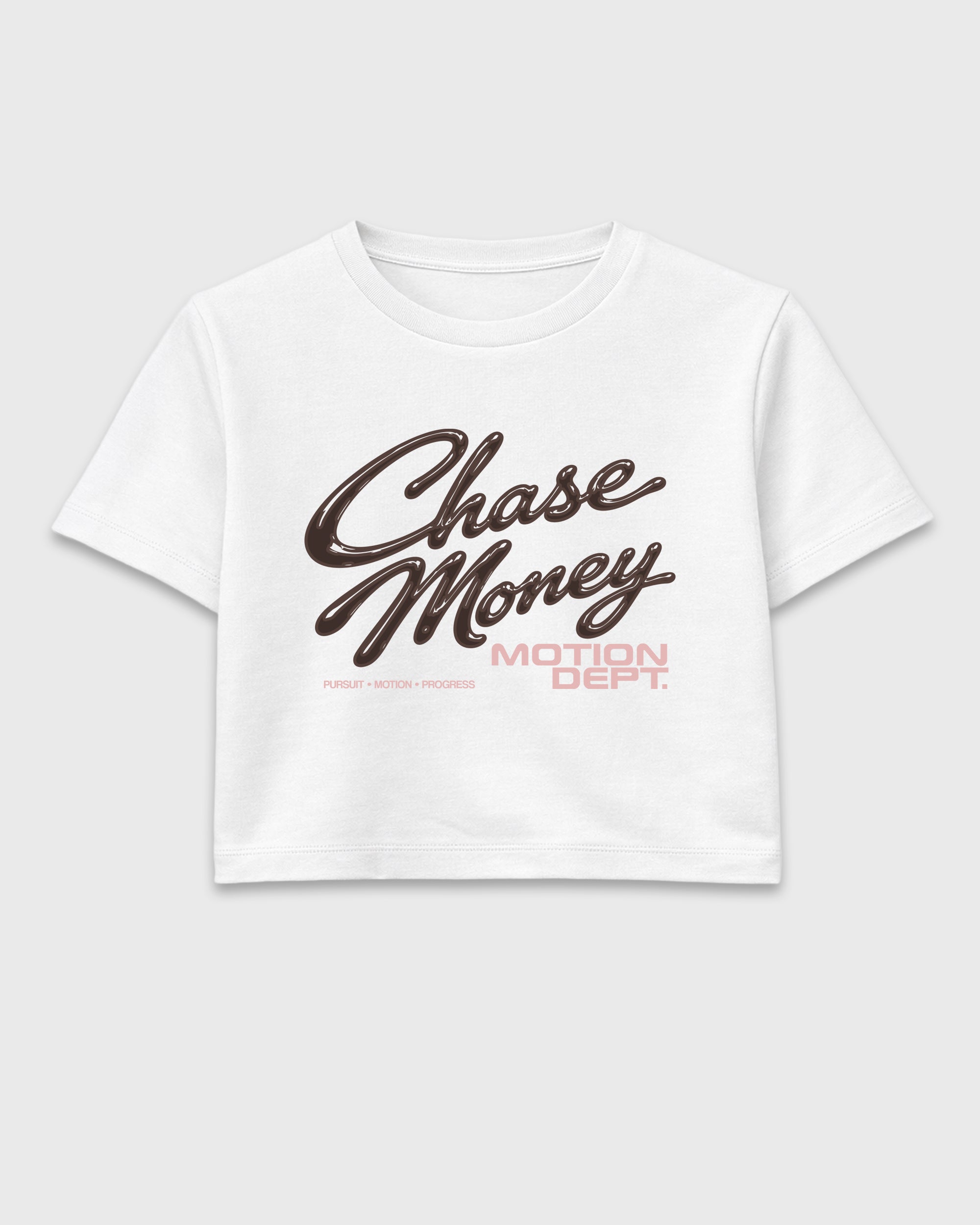 Motion Dept women’s crop tee designed to match the Air Jordan 3 Fireside, featuring coordinated White 2 options for a perfect streetwear vibe.