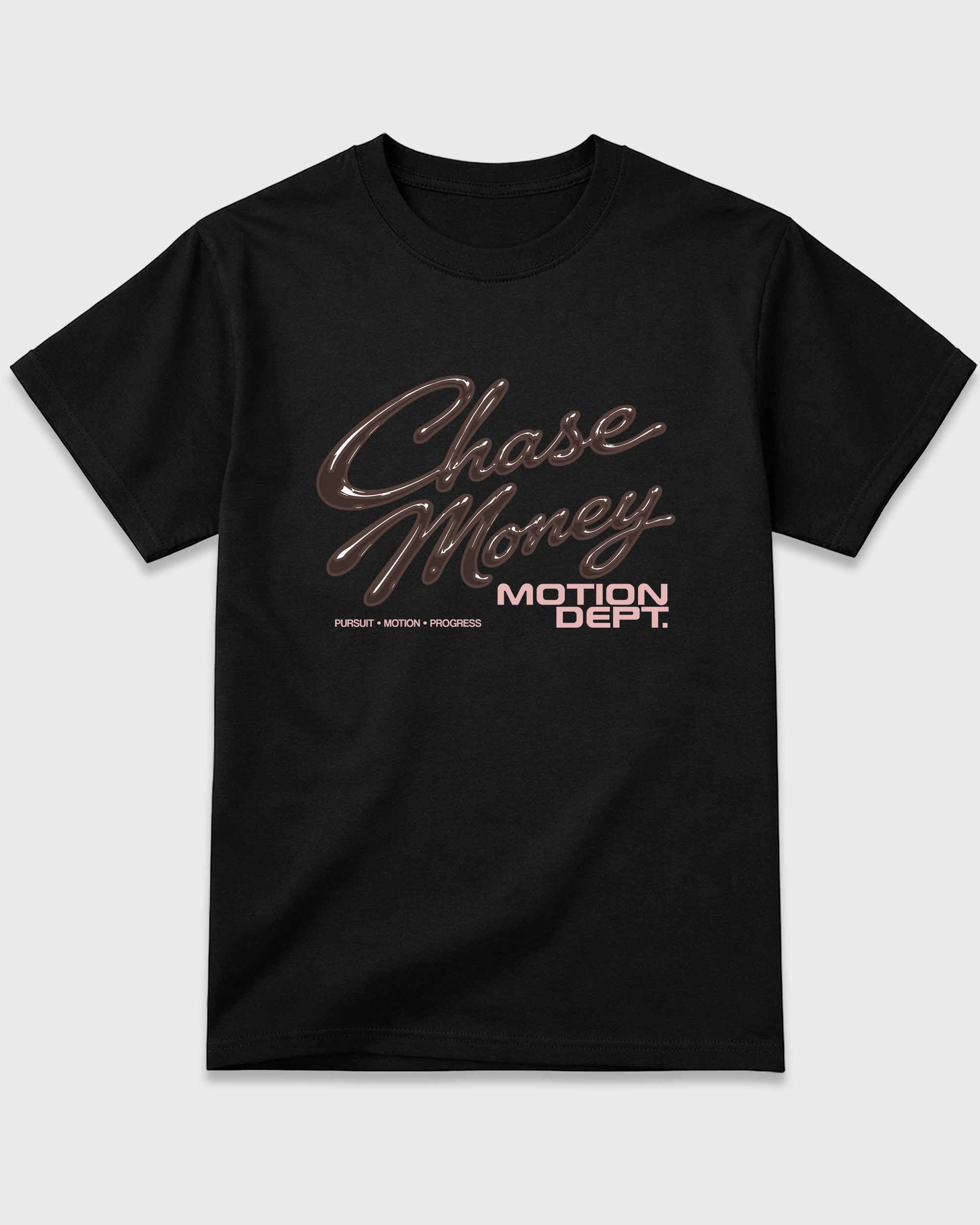 Motion Dept Graphic T-Shirt featuring original streetwear artwork designed to match the Air Jordan 3 Fireside. Black 2 Graphic T-Shirt.