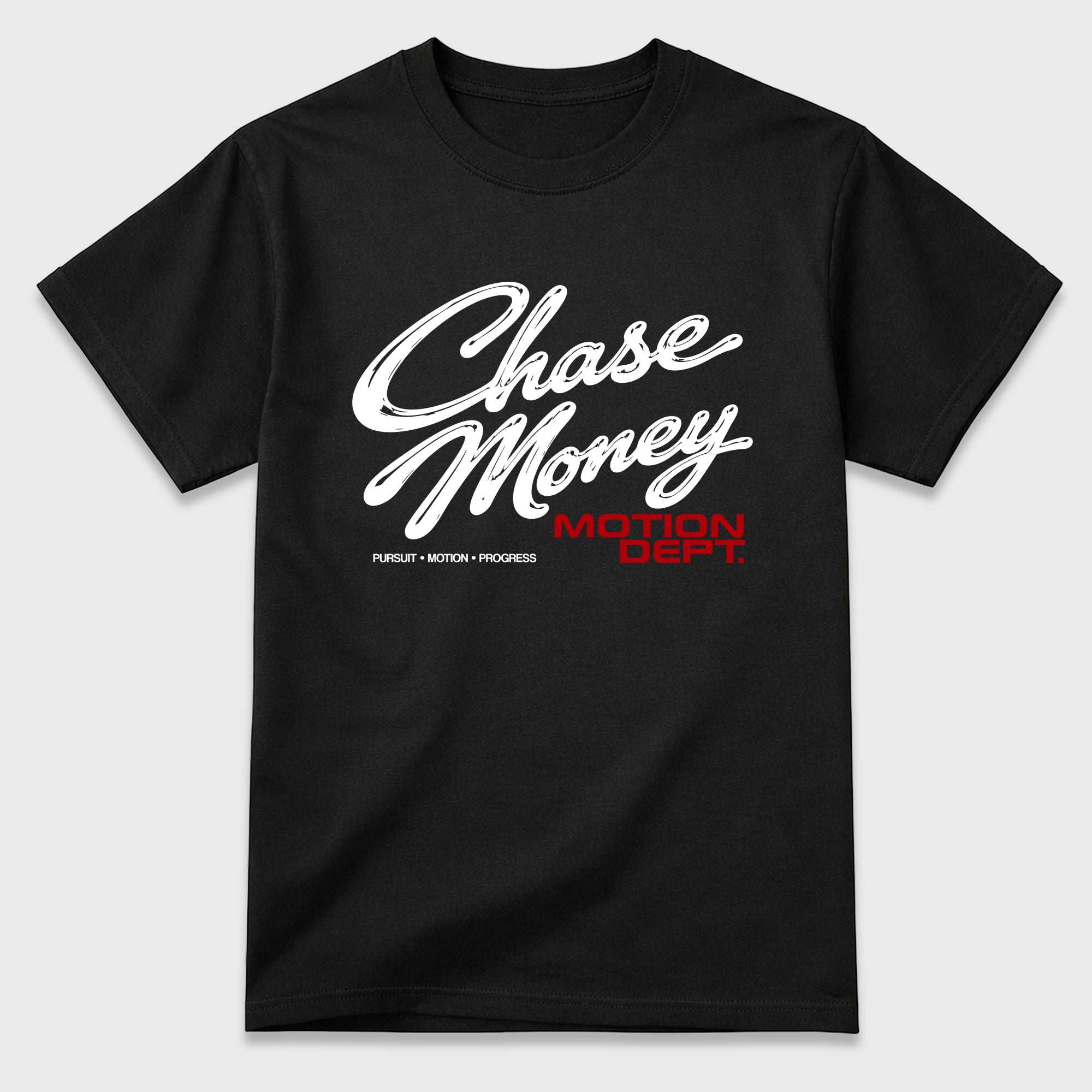 Motion Dept Graphic T-Shirt featuring original streetwear artwork designed to match the Air Jordan 9 True Red. Black 2 Graphic T-Shirt.