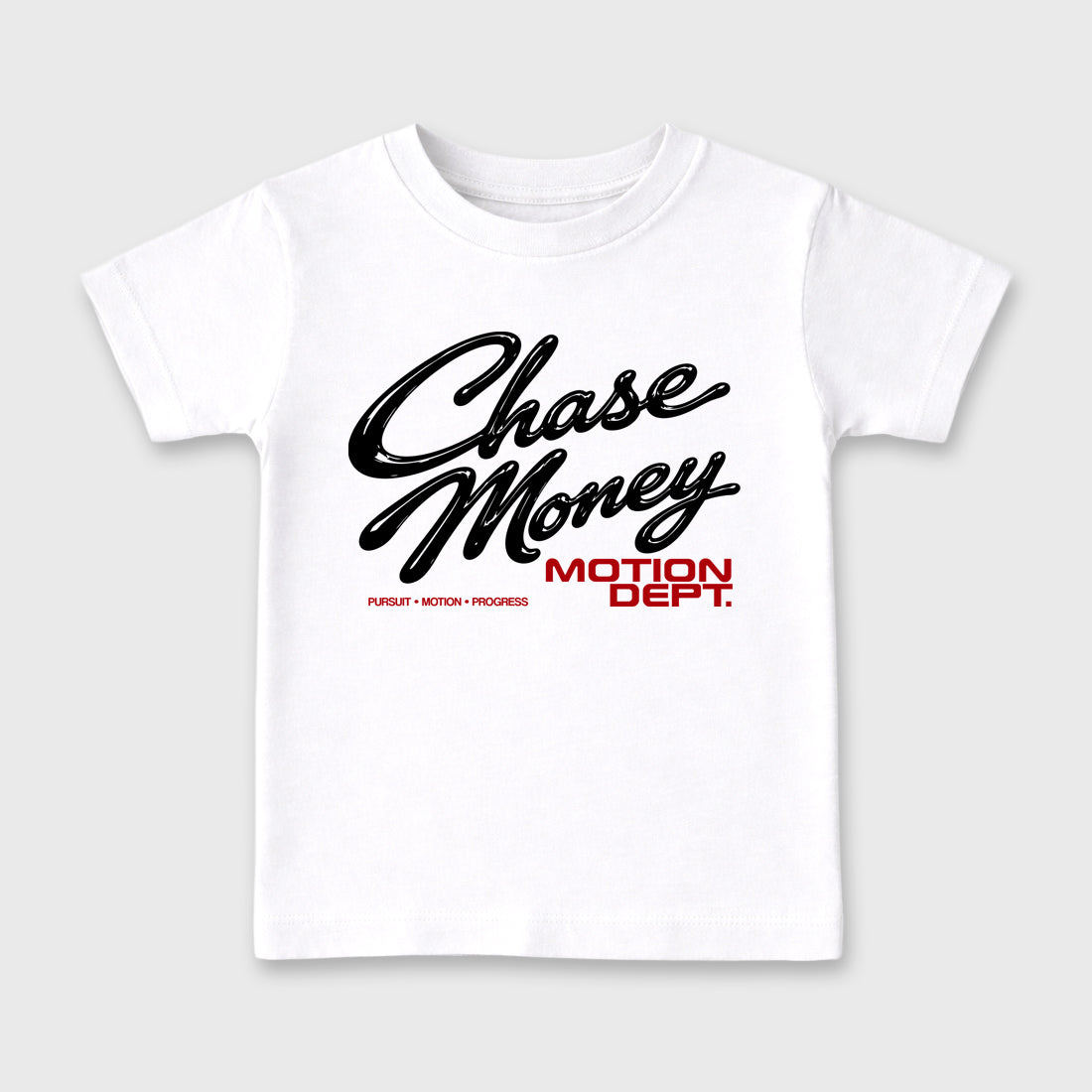 Motion Dept Baby & Kids Graphic T-Shirt featuring original artwork designed to match the Air Jordan 9 True Red. White 2 Kids Graphic Tee.