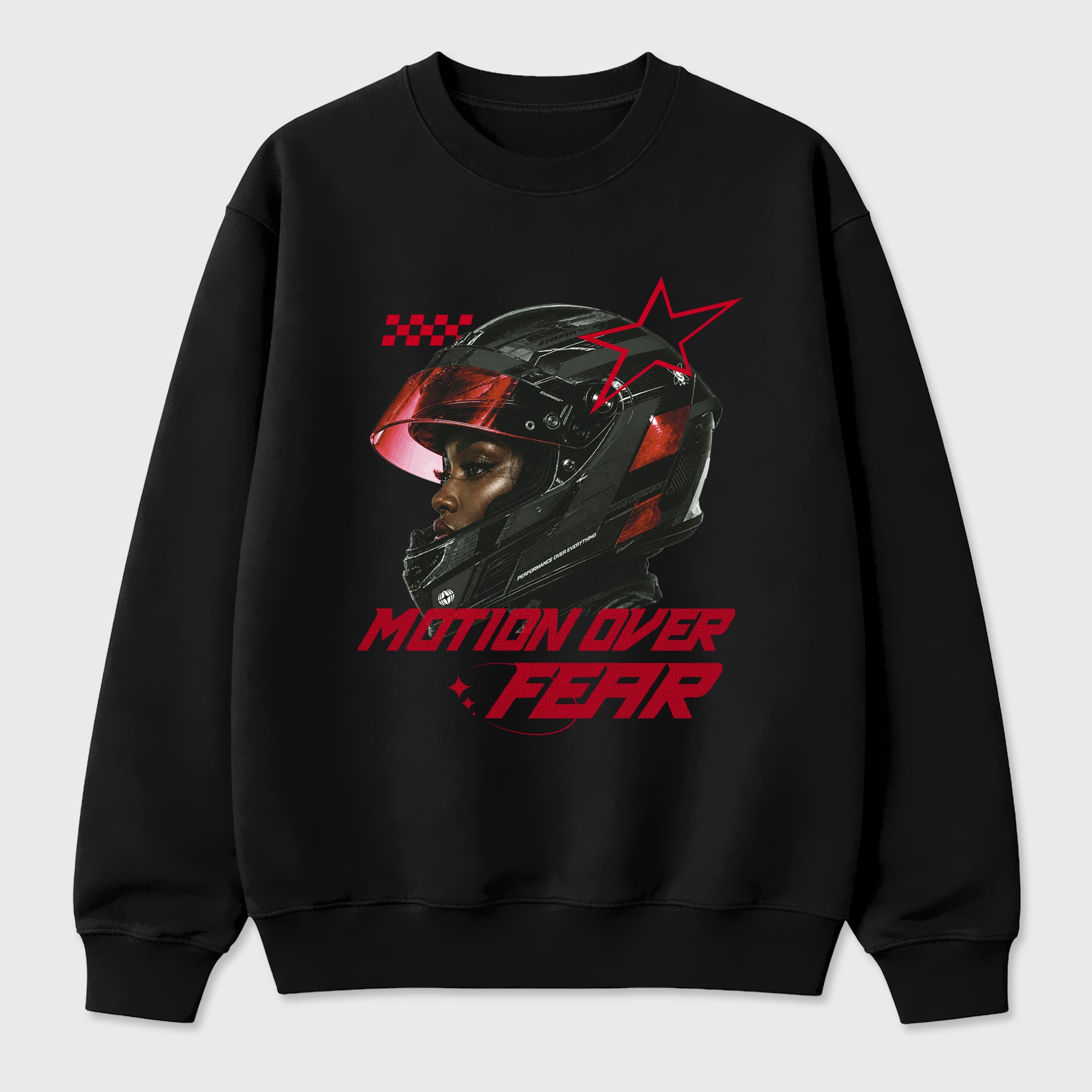 Sneaker match tees – Sneaker Tees To Match Air Jordan 12 Bloodline Shoes – Motion Over Fear Tee Black 2