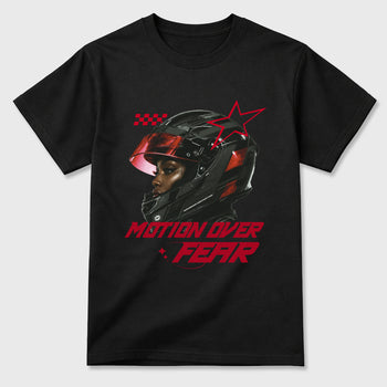 Sneaker match tees – Sneaker Tees To Match Air Jordan 12 Bloodline Shoes – Motion Over Fear Tee Black 2