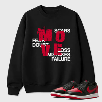 Sneaker match tees – Sneaker Tees To Match Air Jordan 1 Banned Shoes – Move Tee Black 1