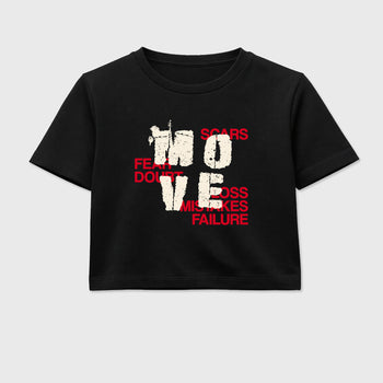 Sneaker match tees – Sneaker Tees To Match Air Jordan 1 Flight Club Shoes – Move Crop T-Shirt Black 2