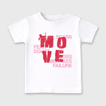 Perfect Sneakerhead Fashion Outfits – Sneaker Tees To Match Air Jordan 1 Low OG x Travis Scott Tropical Pink Shoes – Move Kids Graphic T-Shirt White 2