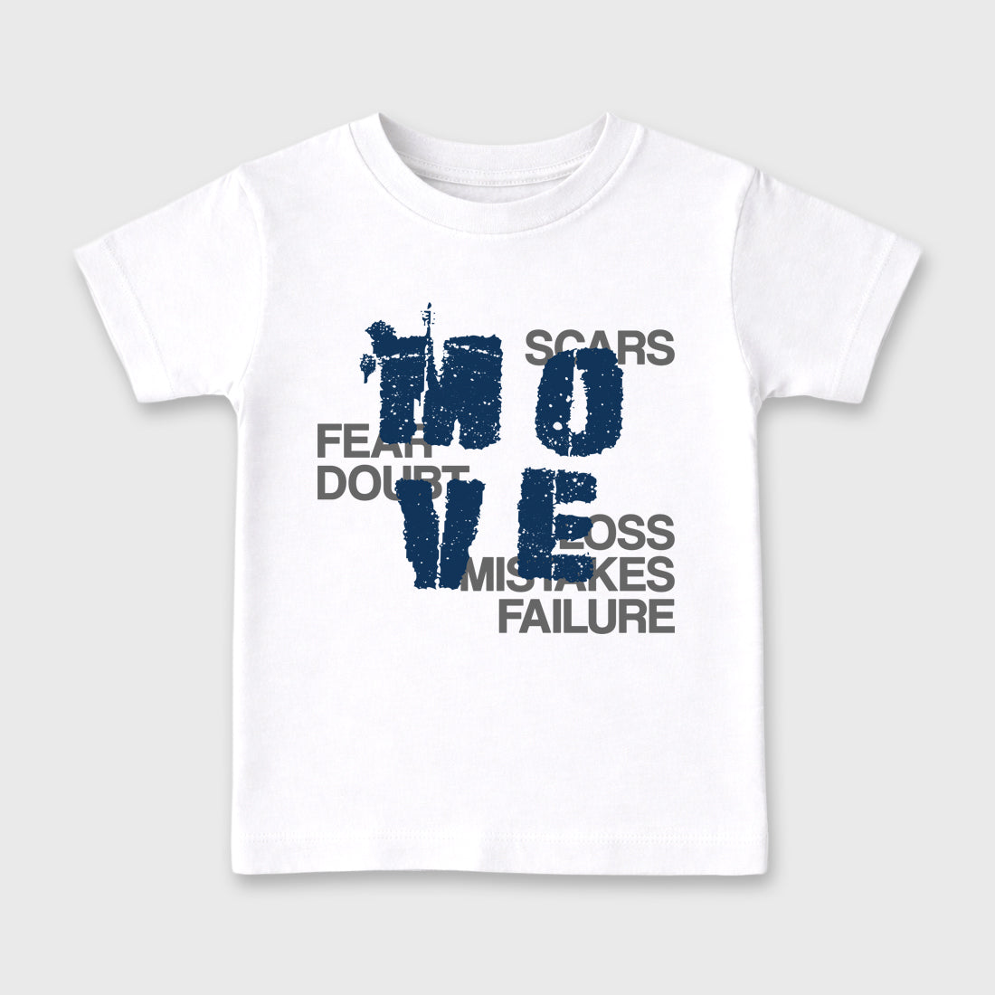 Move Baby & Kids Graphic T-Shirt featuring original artwork designed to match the Air Jordan 13 Flint. White 2 Kids Graphic Tee.