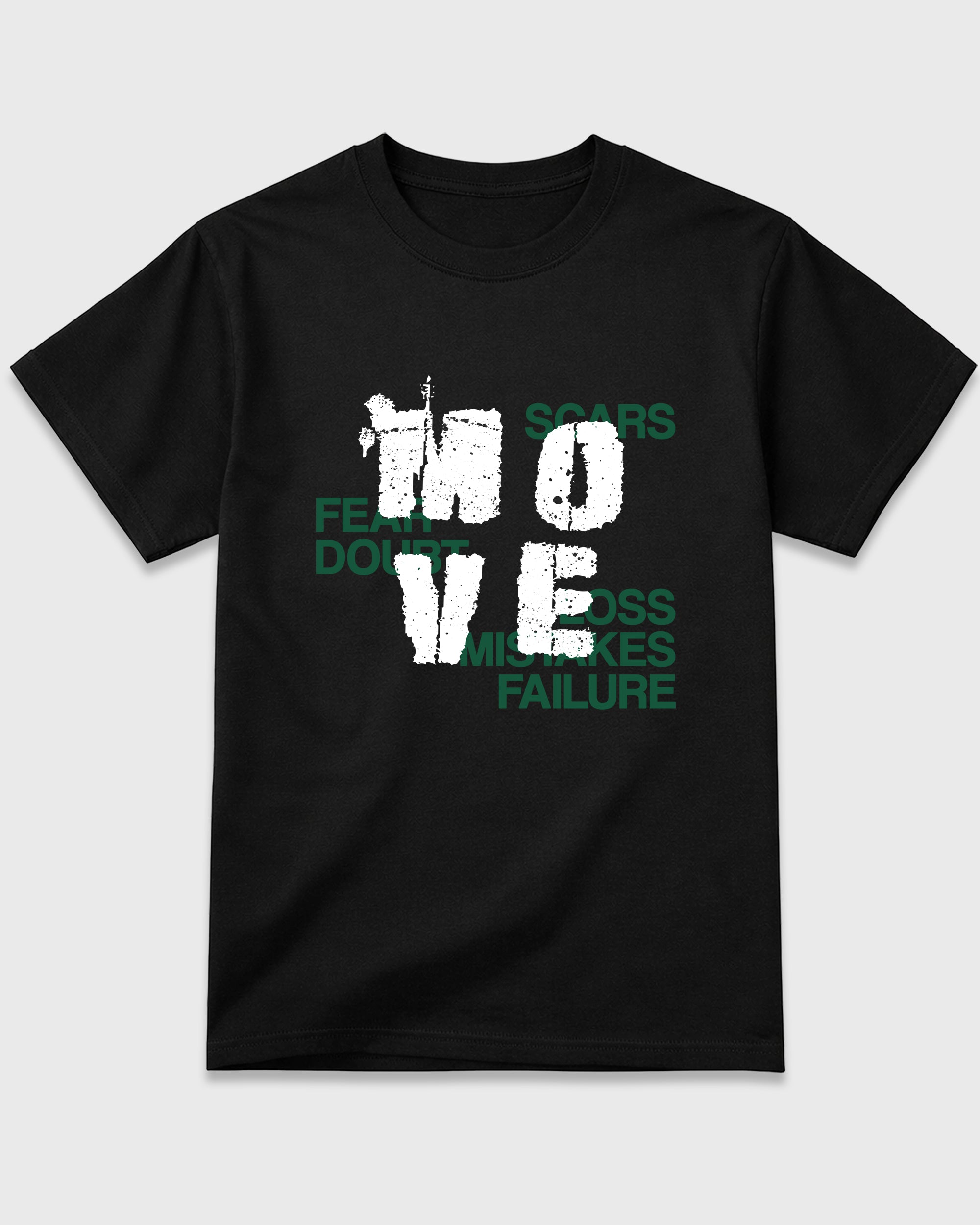 Move Graphic T-Shirt featuring original streetwear artwork designed to match the Air Jordan 14 Forest Green. Black 2 Graphic T-Shirt.