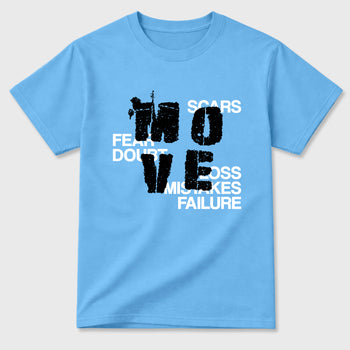 Sneaker match tees – Sneaker Tees To Match Air Jordan 14 University Blue Shoes – Move Tee Carolina Blue 2