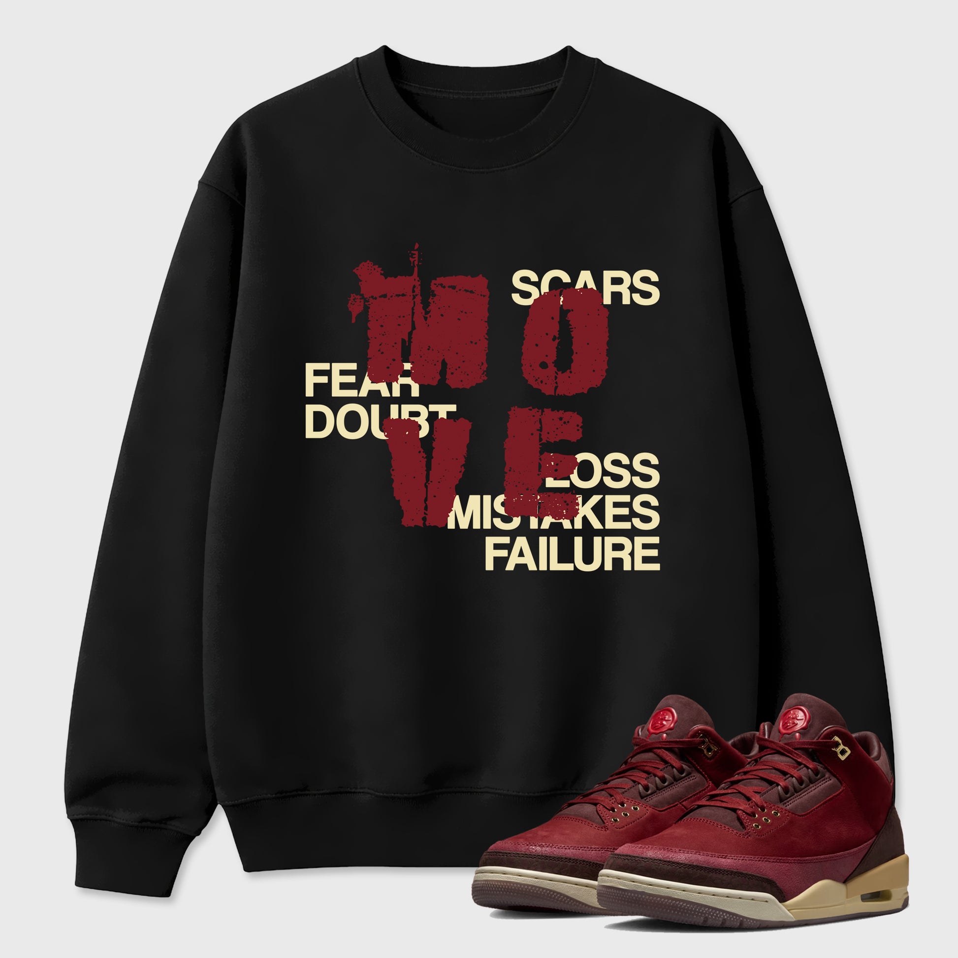 Move Graphic T-Shirt sneaker match tee designed for the Air Jordan 3 Bin 23, featuring coordinated color options for a perfect streetwear match. Black 1 shirt.