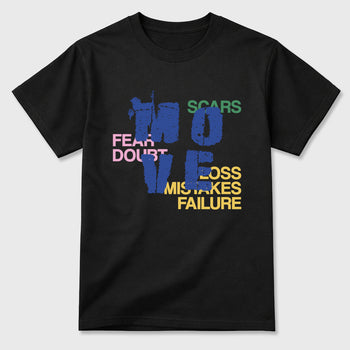 Move Graphic T-Shirt sneaker match tee designed for the Air Jordan 3 Brazil, featuring coordinated color options for a perfect streetwear match. Black 2 shirt.
