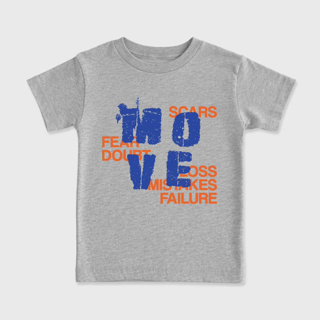 Move affordable baby and kids t-shirt designed to match the Air Jordan 3 Knicks, featuring coordinated Heather Grey 2 options for the perfect little sneakerhead streetwear look.