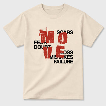 Perfect Sneakerhead Fashion Outfits – Sneaker Tees To Match Air Jordan 4 Brick After Brick Shoes – Move Graphic Tee Natural 2
