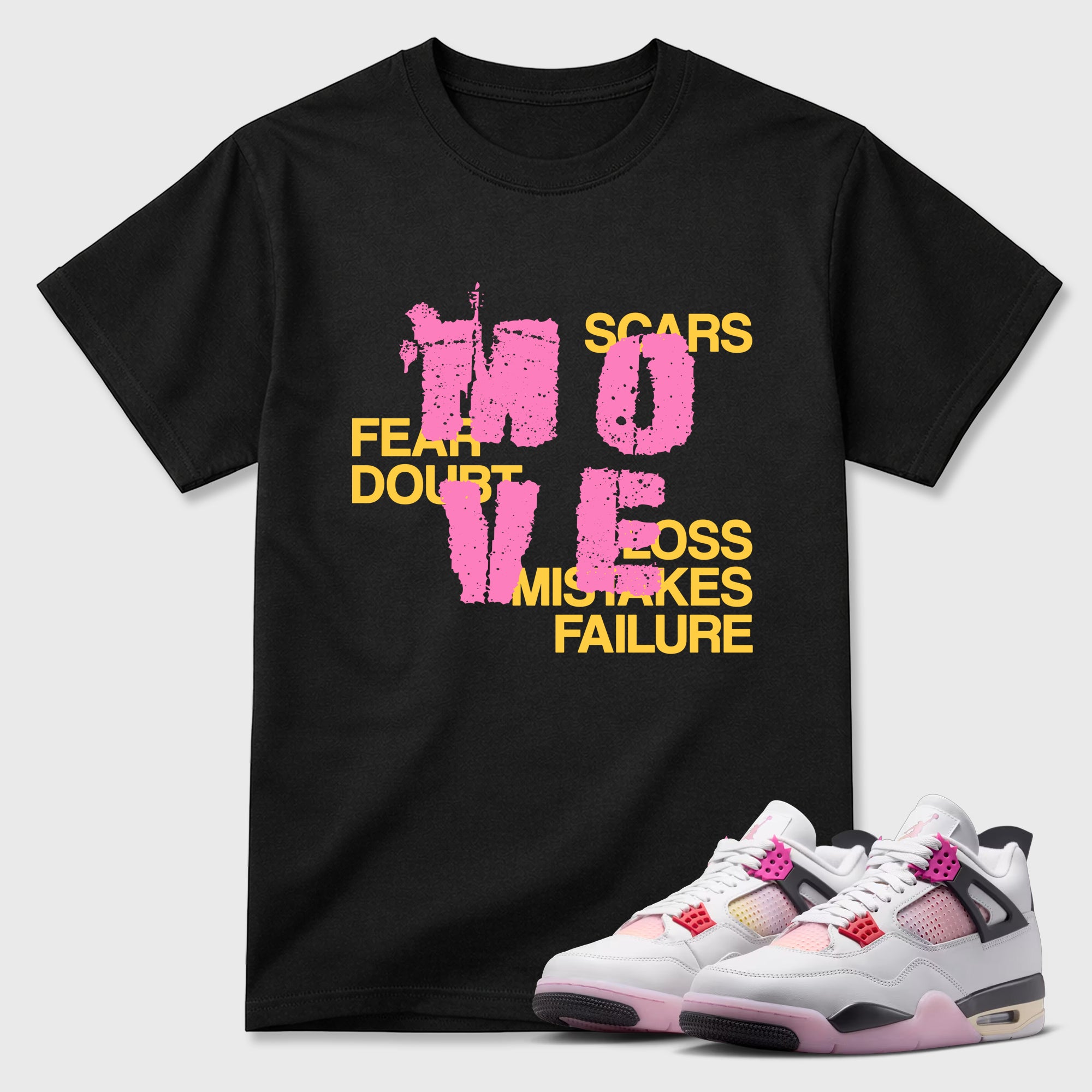 Move Graphic T-Shirt featuring original streetwear artwork designed to match the Air Jordan 4 Comic. Black 1 Graphic T-Shirt.