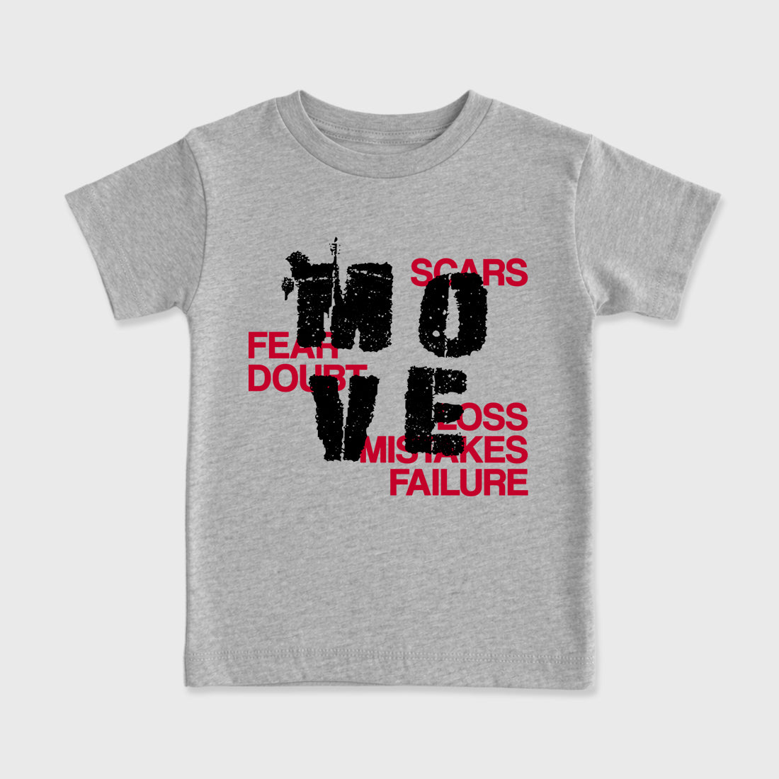 Sneaker match tees – Sneaker Tees To Match Air Jordan 4 Toro Bravo Shoes – Move Kids T-Shirt Heather Grey 2