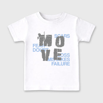 Sneaker match tees – Sneaker Tees To Match Air Jordan 5 White Metallic Shoes – Move Kids T-Shirt White 2