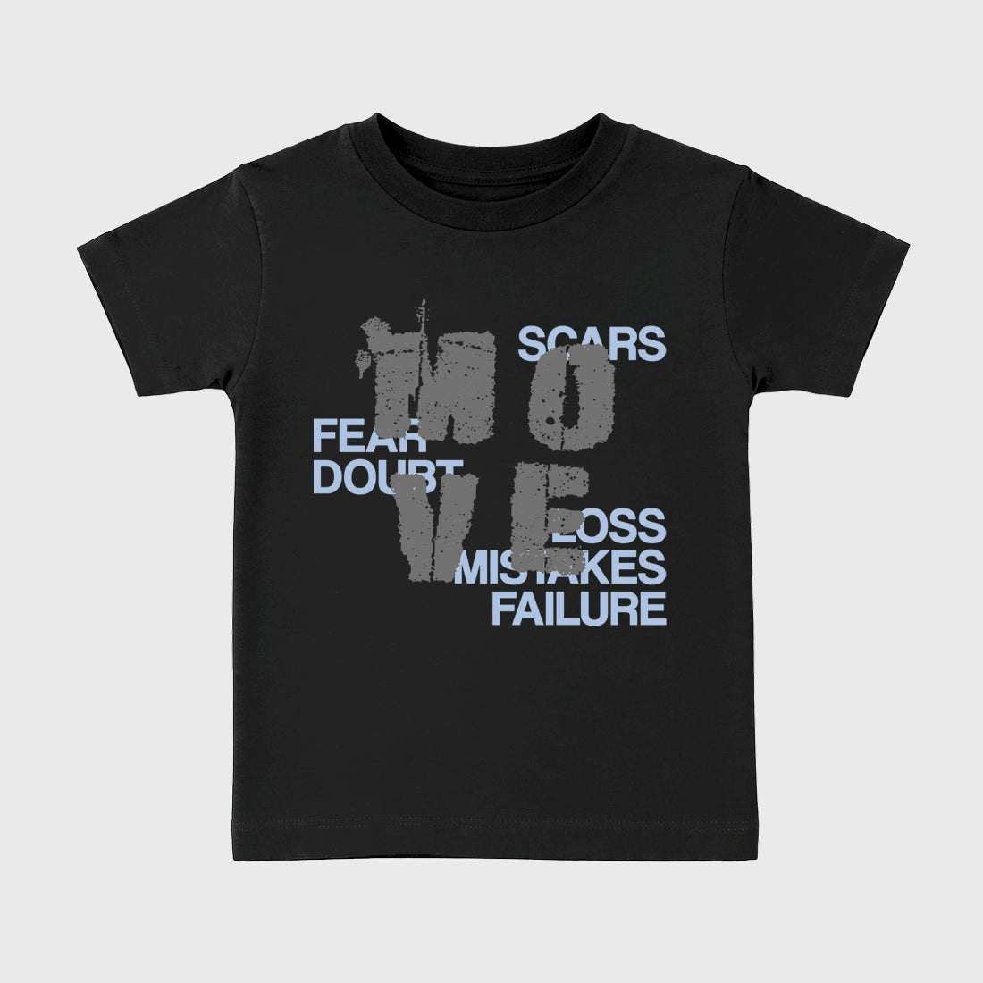 Sneaker match tees – Sneaker Tees To Match Air Jordan 5 Wolf Grey Shoes – Move Kids T-Shirt Black 2