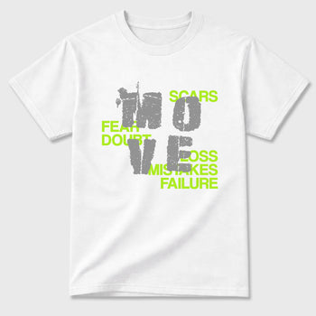 Sneaker match tees – Sneaker Tees To Match Air Max 90 Neon Yellow Shoes – Move Tee White 2