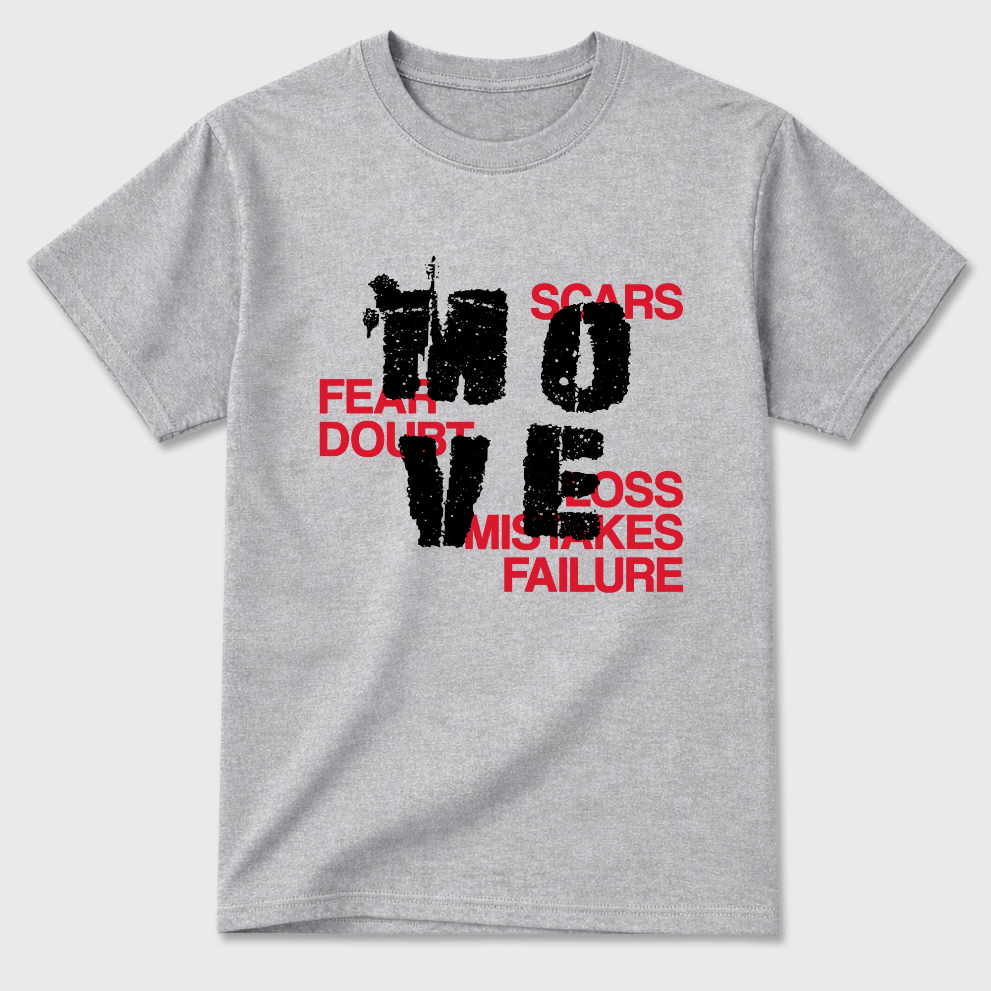 Move Graphic T-Shirt featuring original streetwear artwork designed to match the Air Max 95 Reverse Solar Red. Heather Grey 2 Graphic T-Shirt.