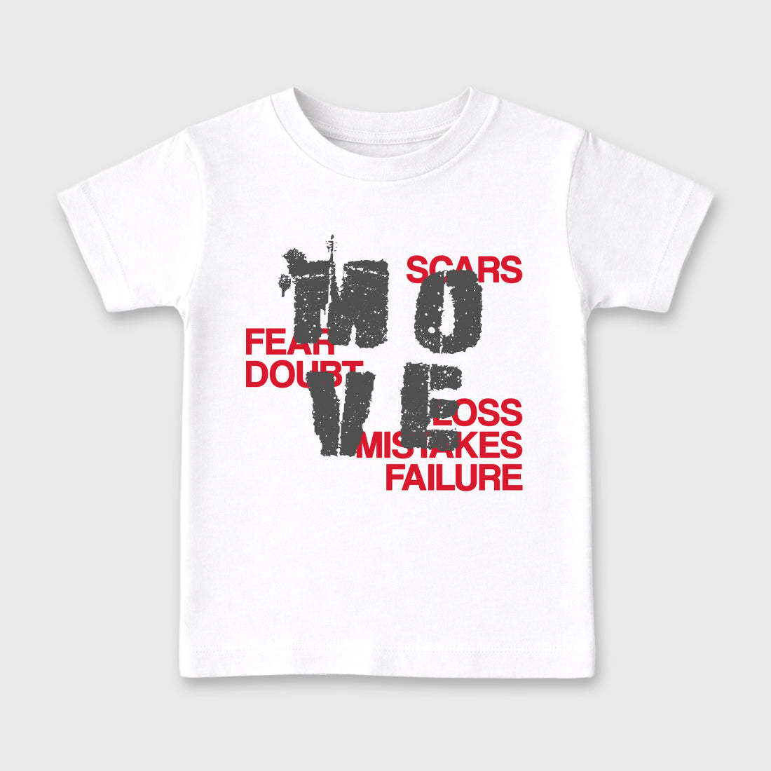 Move Baby & Kids Graphic T-Shirt featuring original artwork designed to match the Air Max 95 Reverse Solar Red. White 2 Kids Graphic Tee.