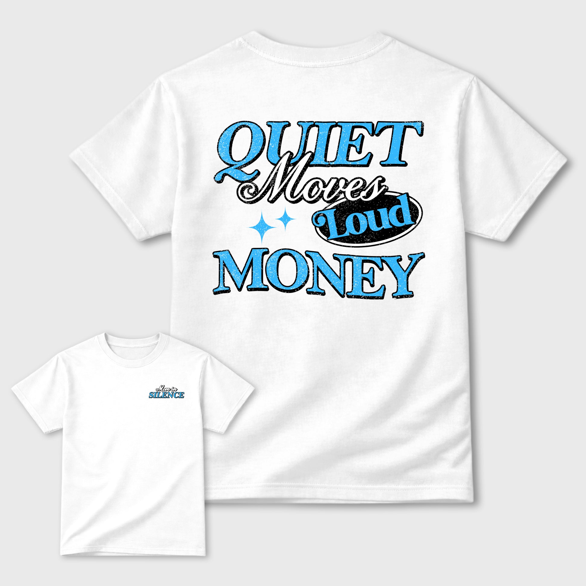 Move In Silence sneaker match t-shirt styled to complete your fit with the sneakers, shown in White.