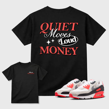 Move In Silence sneaker match t-shirt styled to complete your fit with the sneakers, shown in Black.