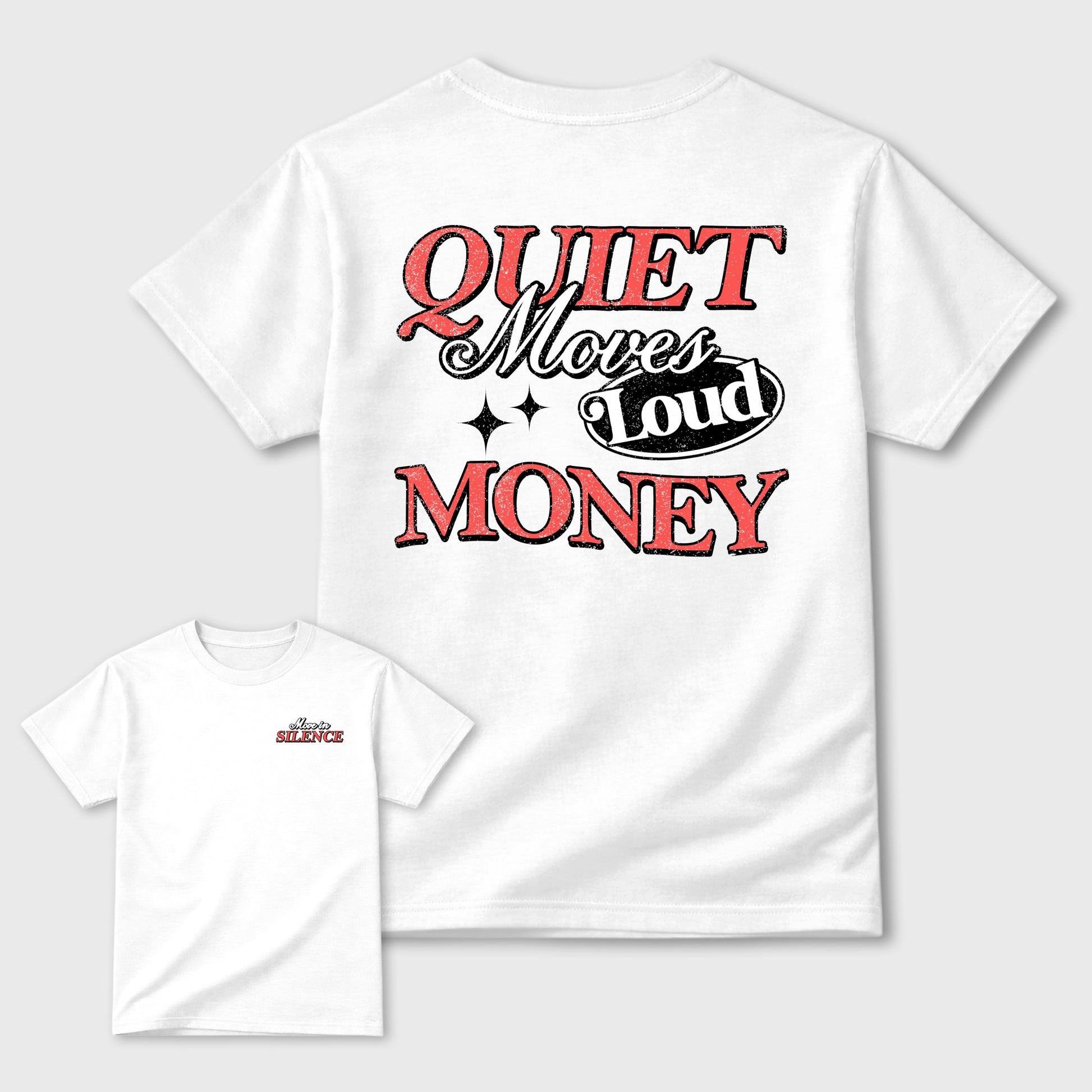 Move In Silence sneaker match t-shirt styled to complete your fit with the sneakers, shown in White.