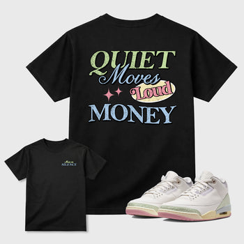 Move In Silence sneaker match t-shirt styled to complete your fit with the sneakers, shown in Black.