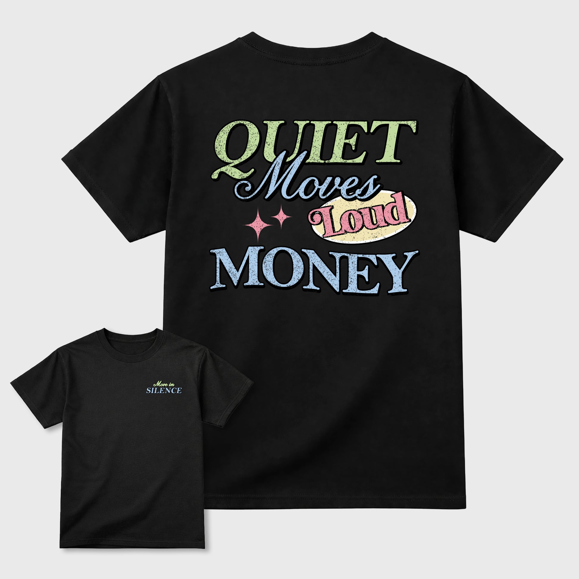 Move In Silence sneaker match t-shirt styled to complete your fit with the sneakers, shown in Black.