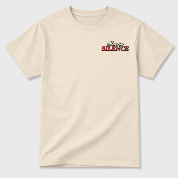 Move In Silence Graphic T-Shirt sneaker match tee designed for the sneakers, featuring coordinated color options for a perfect streetwear match. Natural shirt.