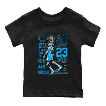 1s High OG UNC Reimagined shirts to match jordans MVP Goat graphic tees Air Jordan 1 UNC Reimagined match shoes to clothes SNRT Sneaker Tees Youth Baby Black 2 tee