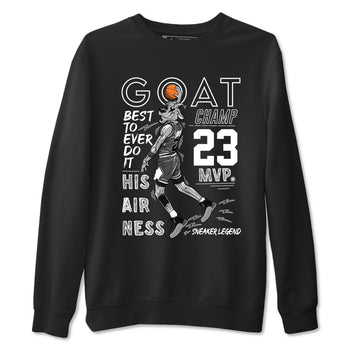 12s Black Wolf Grey shirts to match jordans MVP Goat sneaker match tees 12s Baron SNRT Sneaker Release Tees unisex cotton Black 2 crew neck shirts