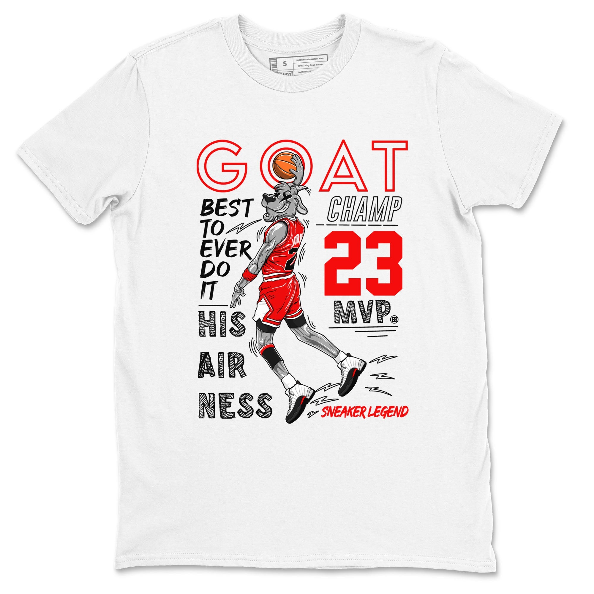 Air Jordan 12 Retro Taxi Flip shirts to match jordans MVP Goat sneaker match tees 12s Red Taxi SNRT sneaker release Tees unisex cotton White 2 crew neck shirt