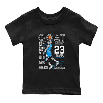 4s Military Blue shirt to match jordans MVP Goat sneaker tees Air Jordan 4 Retro Military Blue Streetwear Brand SNRT Sneaker Release Tees baby toddler Black 2 cotton Shirt