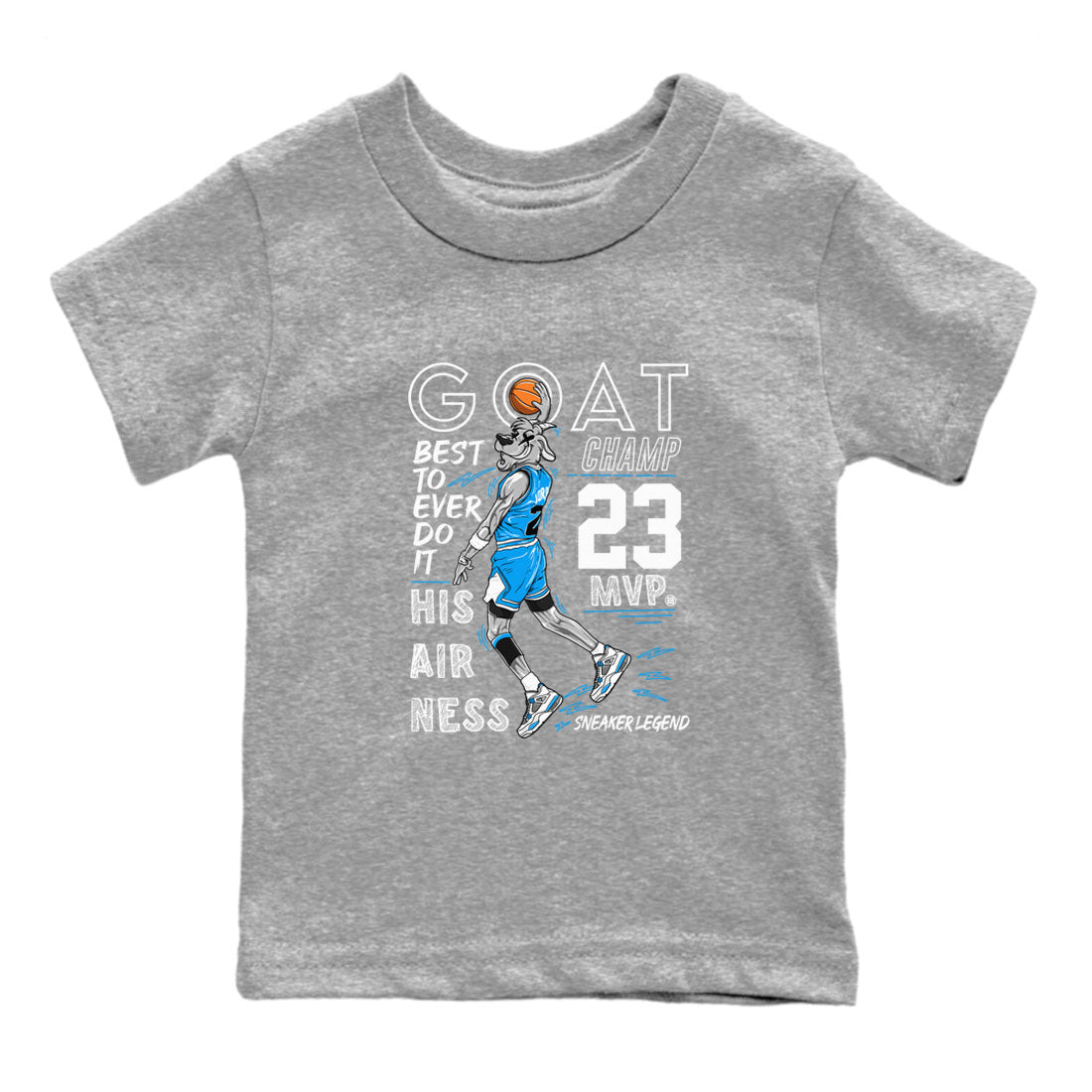 4s Military Blue shirt to match jordans MVP Goat sneaker tees Air Jordan 4 Retro Military Blue Streetwear Brand SNRT Sneaker Release Tees baby toddler Heather Grey 2 cotton Shirt