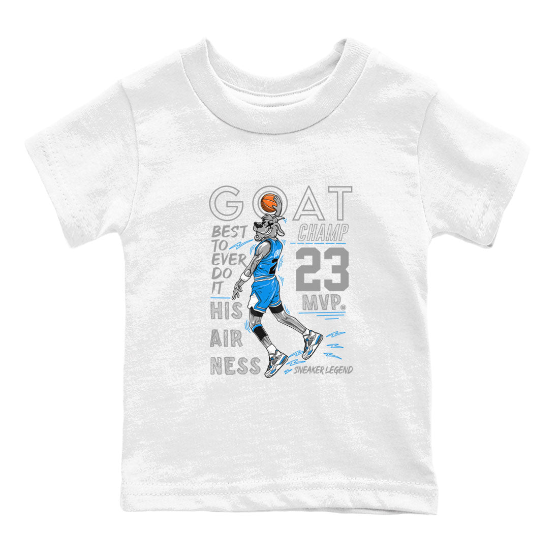4s Military Blue shirt to match jordans MVP Goat sneaker tees Air Jordan 4 Retro Military Blue Streetwear Brand SNRT Sneaker Release Tees baby toddler White 2 cotton Shirt
