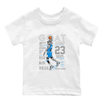4s Military Blue shirt to match jordans MVP Goat sneaker tees Air Jordan 4 Retro Military Blue Streetwear Brand SNRT Sneaker Release Tees baby toddler White 2 cotton Shirt
