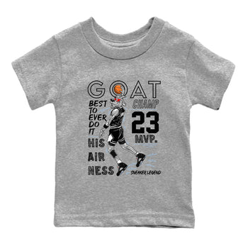 5s Black Metallic Reimagined shirts to match jordans MVP Goat sneaker match tees Air Jordan 5 Retro Black Metallic Reimagined match shoes to clothes SNRT Sneaker Tees Youth Baby Heather Grey 2 tee