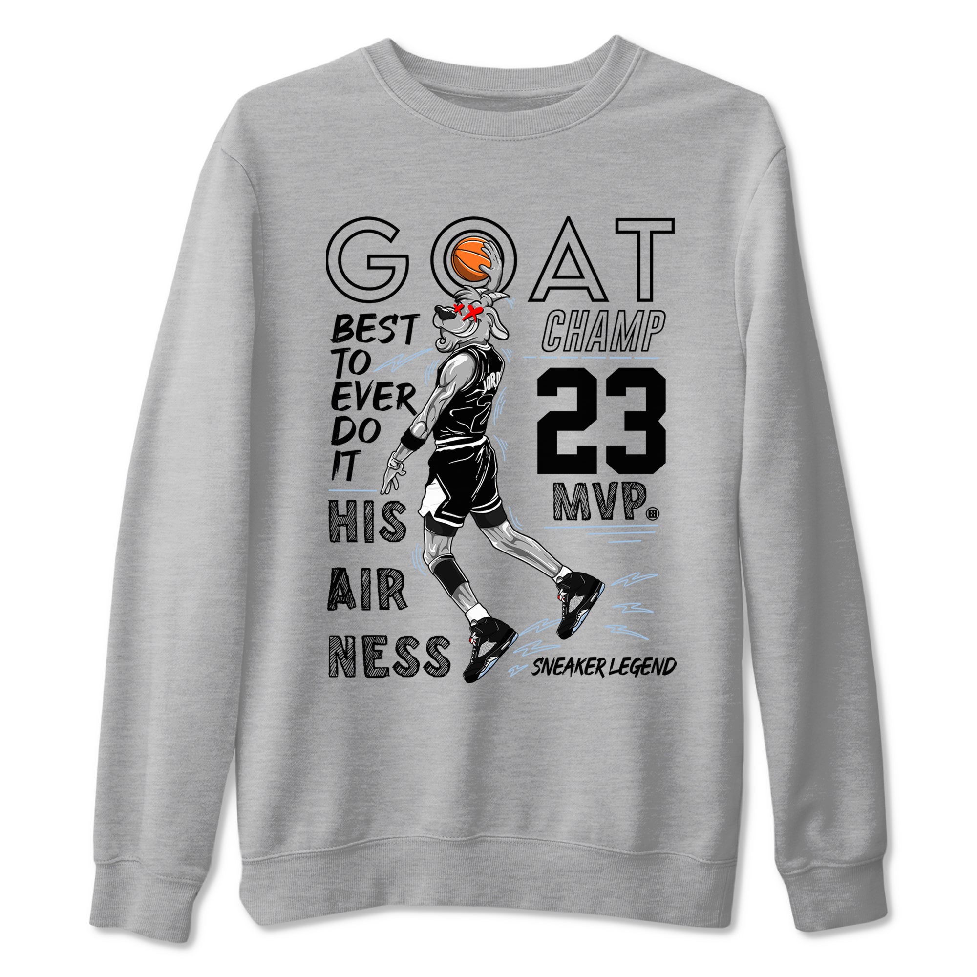 5s Black Metallic Reimagined shirts to match jordans MVP Goat sneaker match tees Air Jordan 5 Retro Black Metallic Reimagined match shoes to clothes SNRT Sneaker Tees unisex cotton Heather Grey 2 shirts