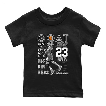 9s Cool Grey shirts to match jordans MVP Goat sneaker match tees Air Jordan 9 Retro Cool Grey match shoes to clothes SNRT Sneaker Tees Youth Baby Black 2 tee
