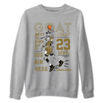 9s Olive shirts to match jordans MVP Goat sneaker match tees Air Jordan 9 Olive match shoes to clothes SNRT Sneaker Tees unisex cotton Heather Grey 2 shirts