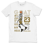 9s Olive shirts to match jordans MVP Goat sneaker match tees Air Jordan 9 Olive match shoes to clothes SNRT Sneaker Tees unisex cotton White 2 shirts