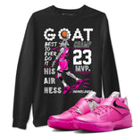 Nike KD 4 Retro Aunt Pearl shirts to match jordans MVP Goat sneaker match tees Nike KD 4 Aunt Pearl match shoes to clothes SNRT Sneaker Tees unisex cotton Black 1 shirts