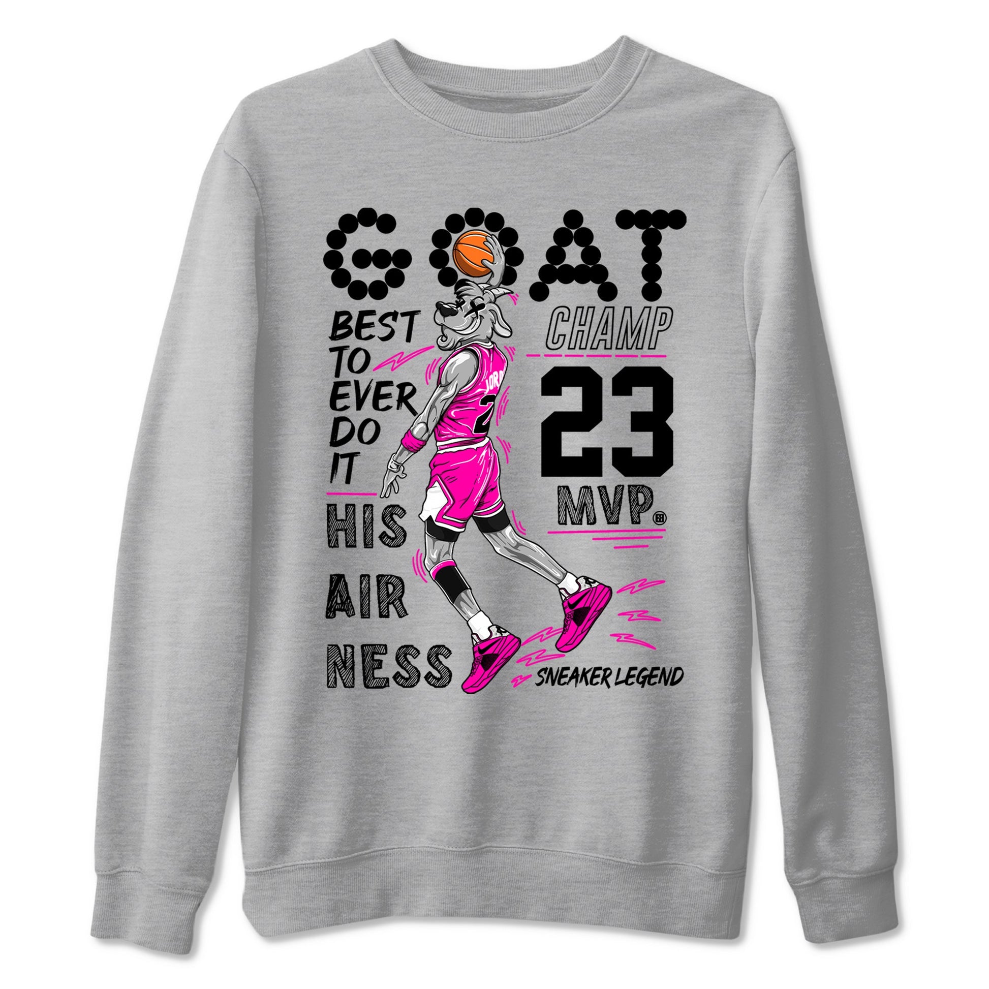 Nike KD 4 Retro Aunt Pearl shirts to match jordans MVP Goat sneaker match tees Nike KD 4 Aunt Pearl match shoes to clothes SNRT Sneaker Tees unisex cotton Heather Grey 2 shirts