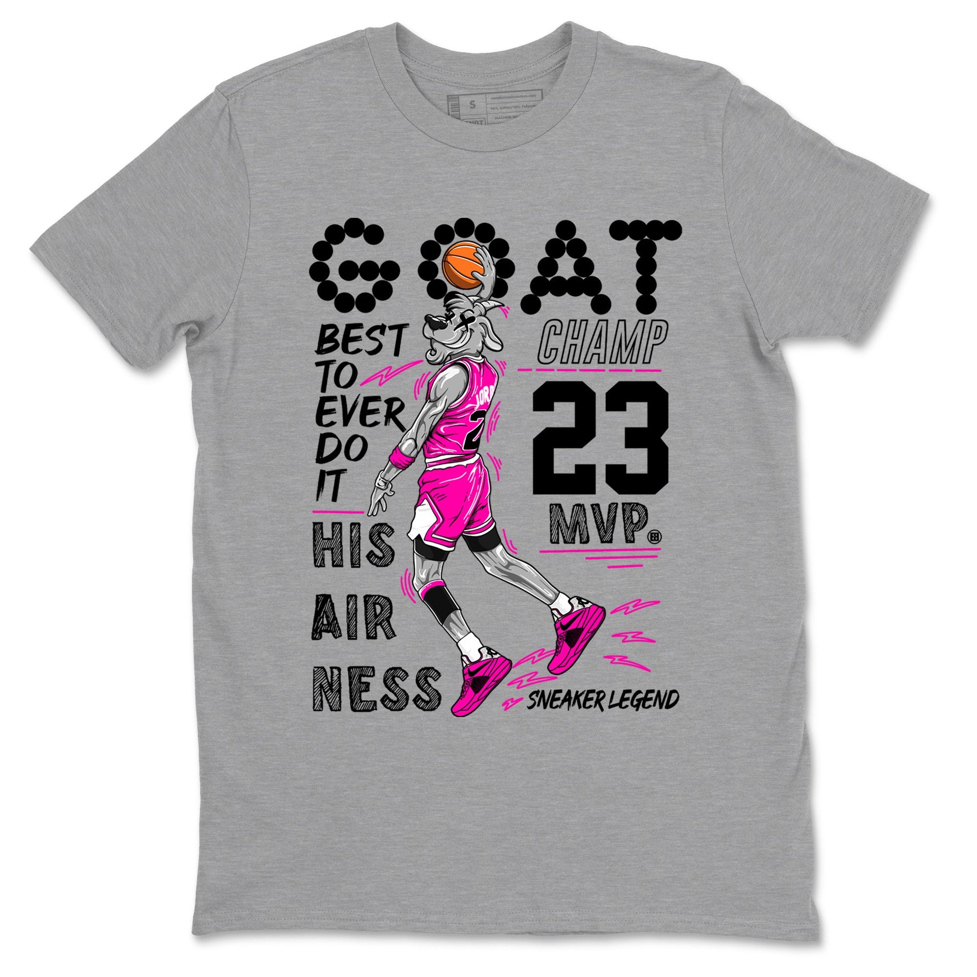 Nike KD 4 Retro Aunt Pearl shirts to match jordans MVP Goat sneaker match tees Nike KD 4 Aunt Pearl match shoes to clothes SNRT Sneaker Tees unisex cotton Heather Grey 2 shirts