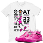 Nike KD 4 Retro Aunt Pearl shirts to match jordans MVP Goat sneaker match tees Nike KD 4 Aunt Pearl match shoes to clothes SNRT Sneaker Tees unisex cotton White 1 shirts